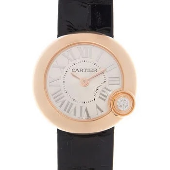 Ballon Blanc de Cartier Quartz Diamond Silver Dial W4BL0003 2