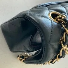 Chanel Lamb Skin Double Flap 25 Medium Chain 4