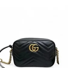 Gucci — Gucci Chevron Mini GG Marmont Chain (kc072826a4r) — Handbag — resale