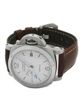 Panerai Luminor PAM01367 Stainless Steel Leather 40mm Box and Papers #TW080 2