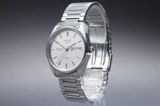 Near Longines Admiral Fiver Star L7.634.4 Day Date Silver Auto 3