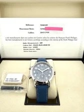 Patek Philippe Blue Steel Pilot Travel Time Calatrava 7234A-001 Full Set 3