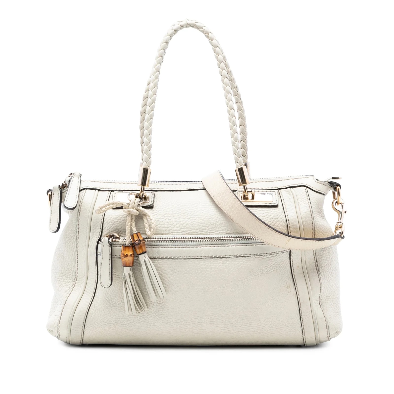 Gucci — Pebbled Bella Satchel — Handbag — resale