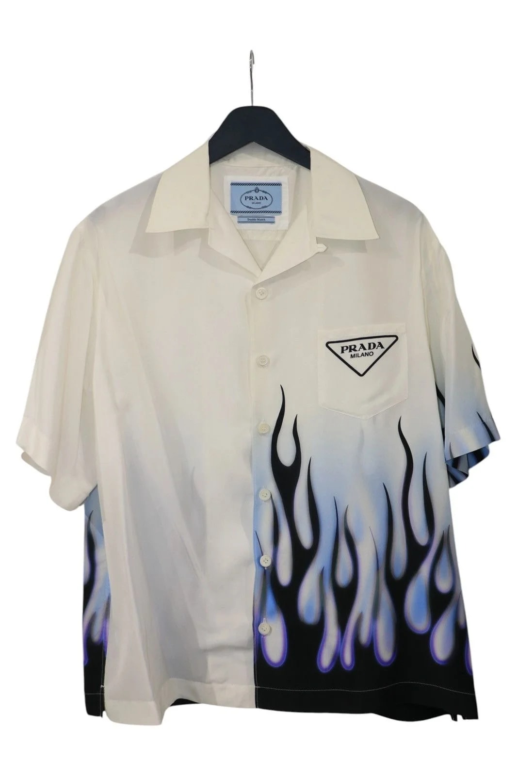 Prada — Prada Double Match Shirt Size M Camp Collar — streetwear — resale