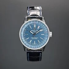 Breitling — Breitling Navitimer A17395 35mm Blue Dial Alligator Strap — Watch — resale