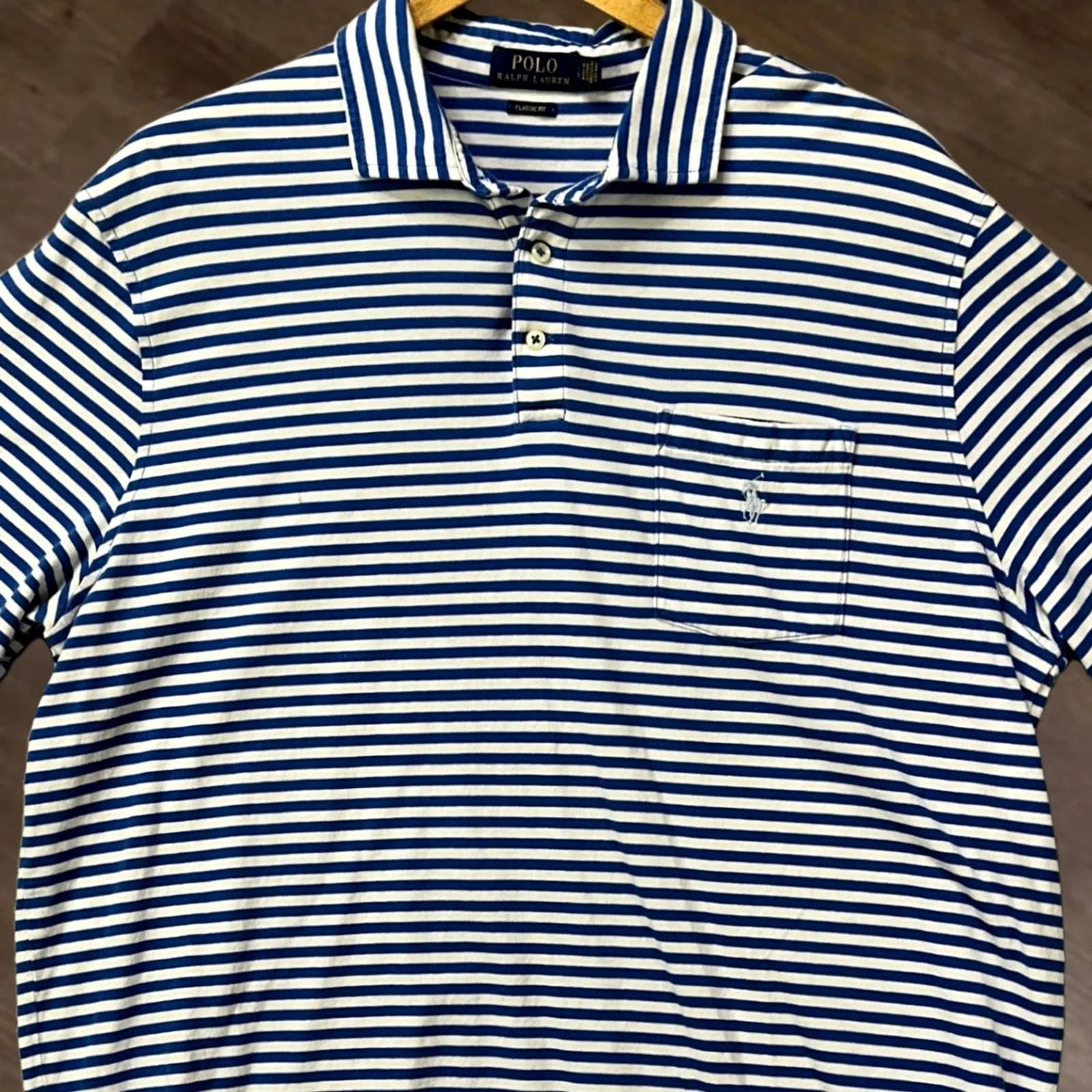 Ralph Lauren — Ralph Lauren Polo Shirt XL Stripes Classic Fit Rugby Pony — streetwear — resale