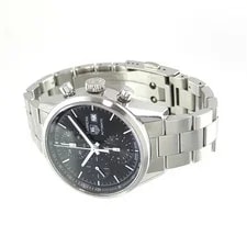 TAGHeuer Carrera Chronograph Automatic Black Dial Stainless Steel 2