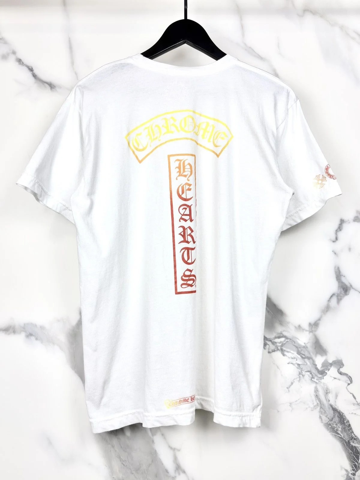 Chrome Hearts — Hearts Tbar Scroll Logo Pocket Tshirt — streetwear — resale