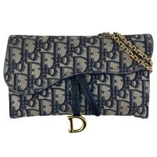 Dior — Christian Dior Saddle Chain Small Chain Wallet — Handbag — resale