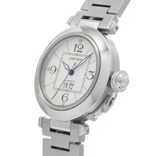 Cartier Pasha C W31055M7 ( 2475) 35mm Stainless Steel White #WW4869 2