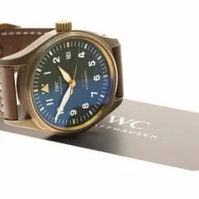 IWC Schaffhausen IW326802 Spitfire Date Automatic Green Dial Bronze 2