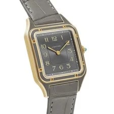 Cartier Santos WGSA0097 ( 4297) 43.5mm Yellow Gold Gray #WW10881 3