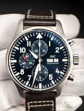 IWC — IWC Pilot Chronograph IW377714 Automatic Blue ’S — Watch — resale
