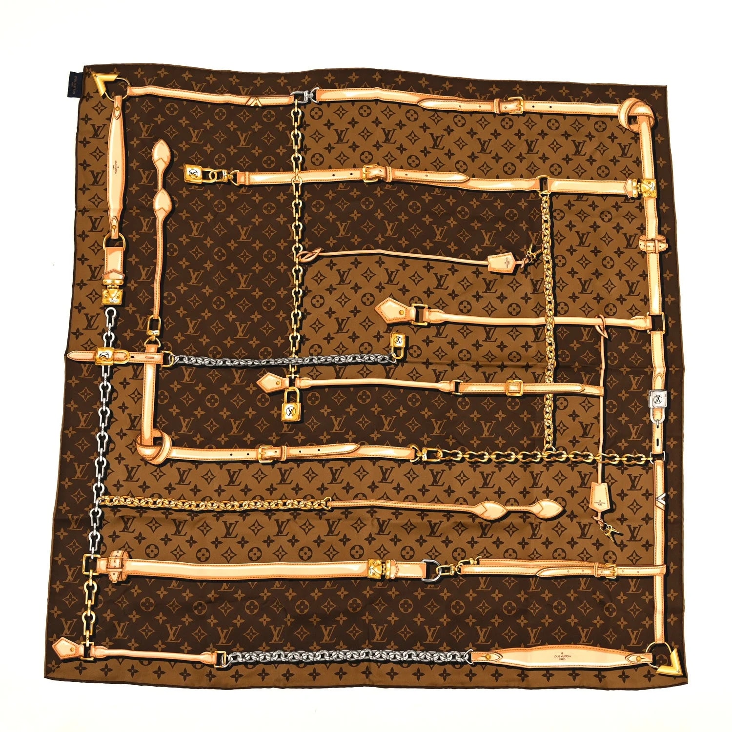 Louis Vuitton — Confidential Square Scarf — Accessory — resale