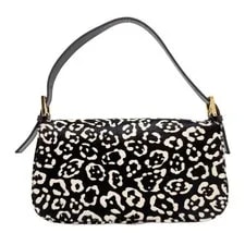 Fendi Baguette Jaguar Print Pony Hair 2