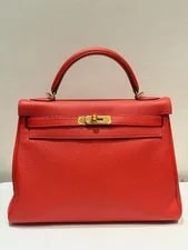 Hermès — Hermès Kelly 32 Retourne Q5 Casaque Top Crossbody — Handbag — resale
