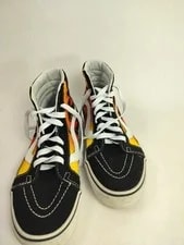 Classic Vans Off the Wall Hi Top Flames Old Skool M 6 W 4