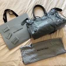 Balenciaga — NEW 2026 Balenciaga le City Large in Volcanic Rock $3400 — Handbag — resale