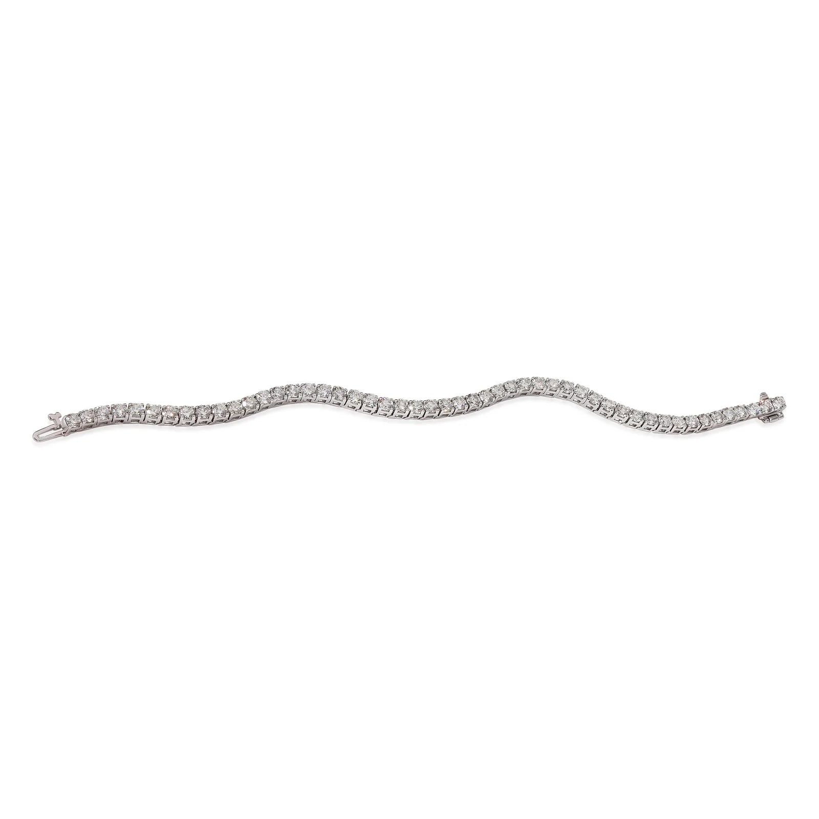 Tennis 18k White Gold 7.25 Ctw 2