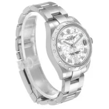 Rolex Datejust Midsize 31 Steel White Gold MOP Diamond 178344 Box Card 4