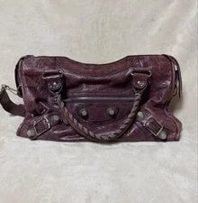 Balenciaga — Balenciaga Classic Work Braided Handle Studs Y2K — Handbag — resale