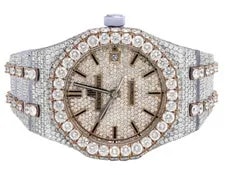 Audemars Piguet Royal Oak 37MM 18K Rose Gold/ Steel Diamond 32.75 Ct 2