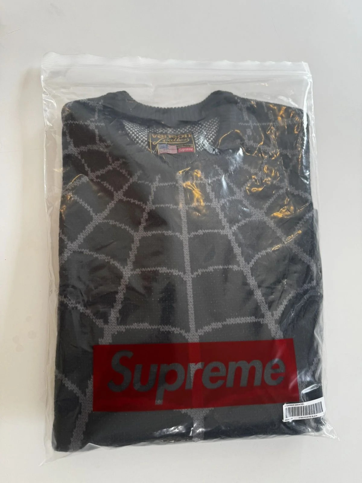 Supreme — Supreme Spiderman Sweater Size XL IN Hand Ships Asap — streetwear — resale