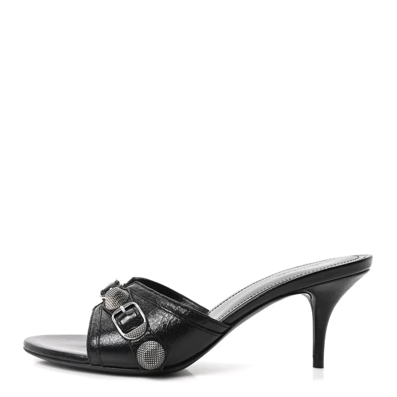 Balenciaga — Arena Cagole 50mm Slide 37 — Designer Shoe — resale