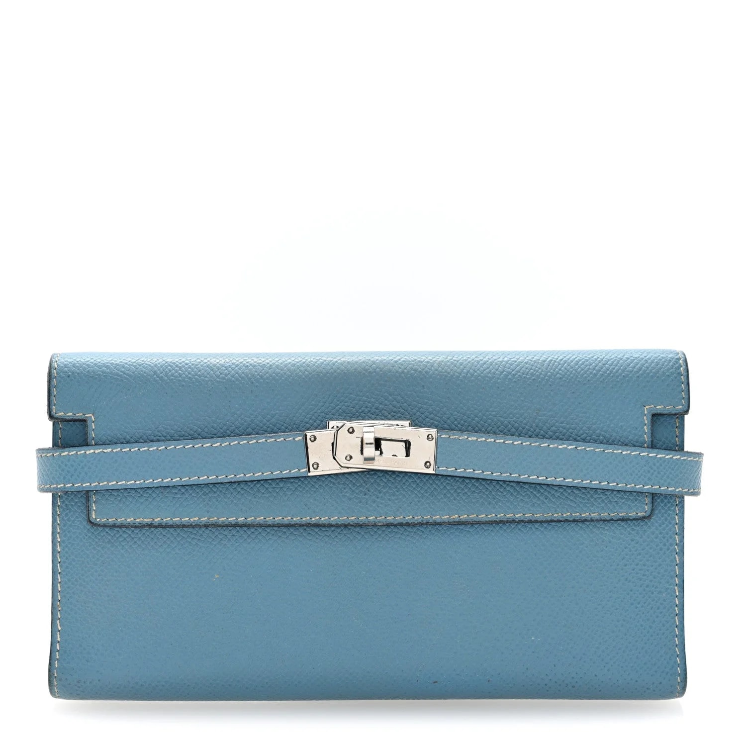Hermès — Kelly Tri-Fold Wallet Jean — Accessory — resale