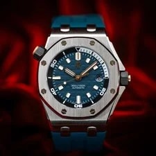 Audemars Piguet Royal Oak Offshore Diver Blue Rose Gold 15720ST.OO.A403CA.01 3