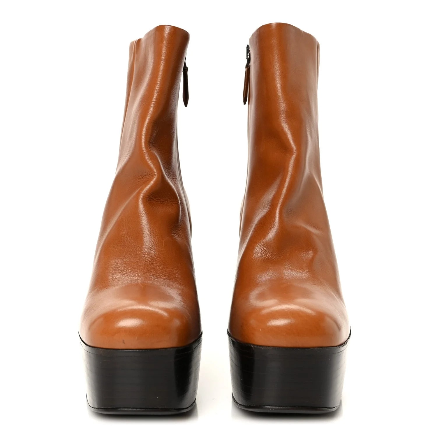 Vitello Platform Ankle Booties 37.5 3