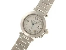 Cartier Pasha C W31015M7 Stainless Steel 35.5mm White Dial Automatic #DW1158 2