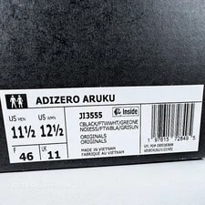 Adidas US 11.5 Swirlfoam 00 Retro Adizero Aruku JI3555 New 2