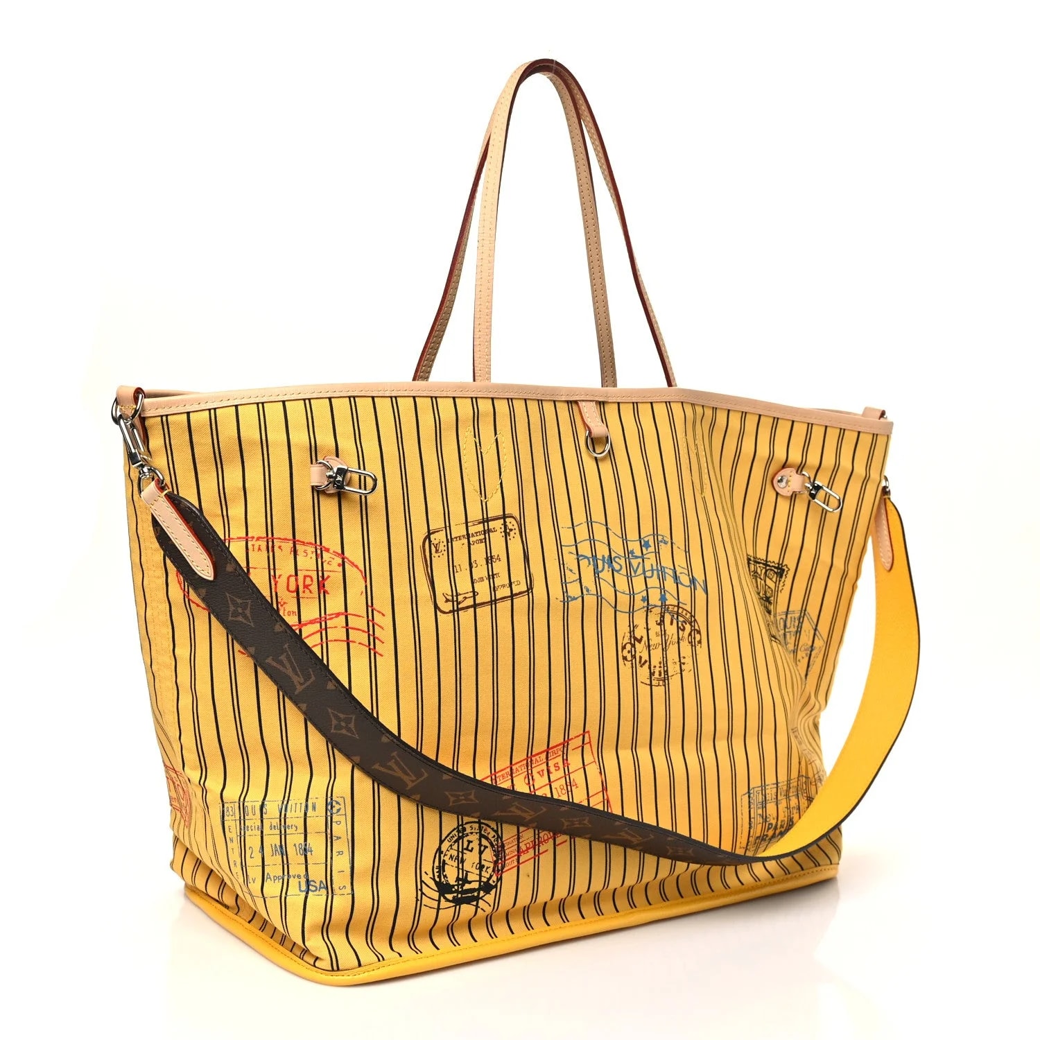 Stamped Inside Out NYC Neverfull Bandouliere 4
