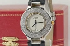 Must de Cartier — Must de Cartier 21 Diamond-set Bezel 42mm 126000 P Swis Made — Watch — resale