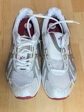 Asics Liquelyte TJG600 Running Shoes White Gold 25.5cm Box 2