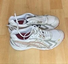 Asics Liquelyte TJG600 Running Shoes White Gold 25.5cm Box 4