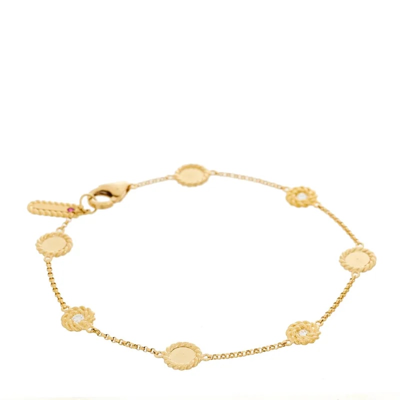 Roberto Coin — 18K Yellow Gold Barooco Station — Jewelry — resale