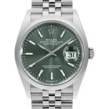 Rolex — Rolex Datejust 36 126200 Green Bar 5 Rows Jubilee Bracelet Random Numbe... — Watch — resale
