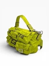 Fendi 2022 Runway 25th Anniversary Multipocket Baguette Wasabi Belt Crossbody 2