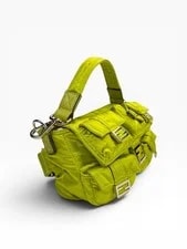 Fendi 2022 Runway 25th Anniversary Multipocket Baguette Wasabi Belt Crossbody 3