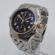 Breitling Chronomat Black Dial Two Tone Stainless Steel B13050.1 3