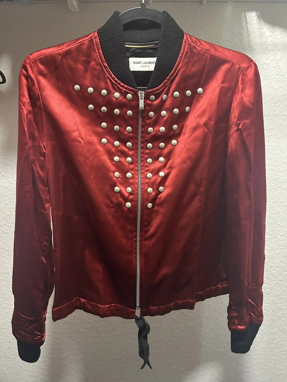 Saint Laurent — 2019 Saint Laurent Paris Studded Jacket — streetwear — resale