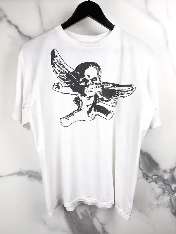 Chrome Hearts — Hearts Foti Skull Metallic Print Tshirt — streetwear — resale