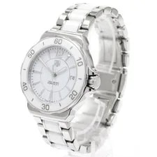 TAG Heuer Formula 1 WAH1211 35mm Ss/ceramic White Dial Date Quartz #C669 2