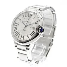 Cartier Ballon Bleu LM W69012Z4 42mm SS Silver #C3292 2