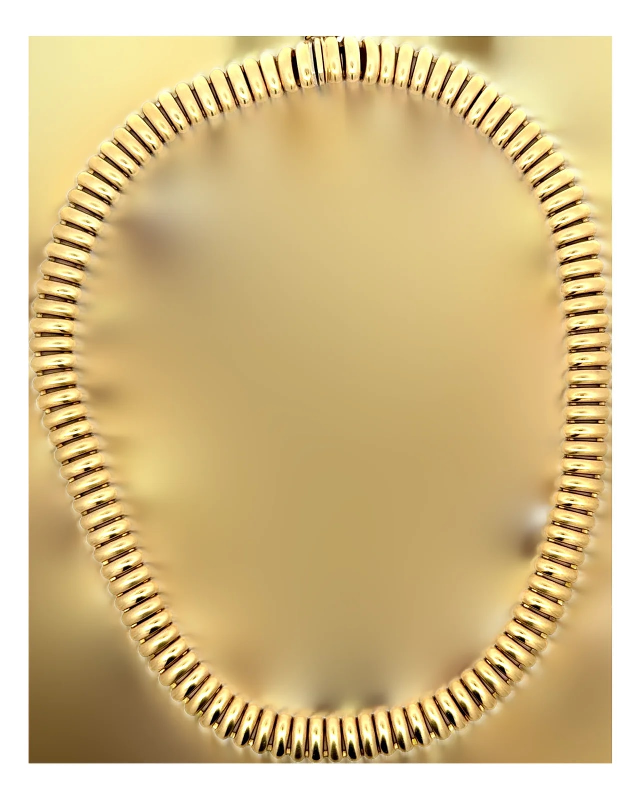 Italian Tubogas Collar , Circa 1975 — Jewelry — resale