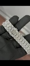 Audemars Piguet Royal Oak Silver Dial Diamond Bezel Automatic Date 3