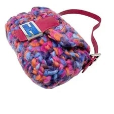 Fendi Knitted Crochet Baguette Strap 4