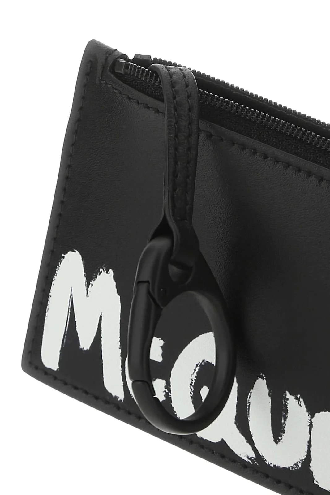 Alexander Mcqueen With Graffiti Branding Card Case — Exterior: Wallet 4